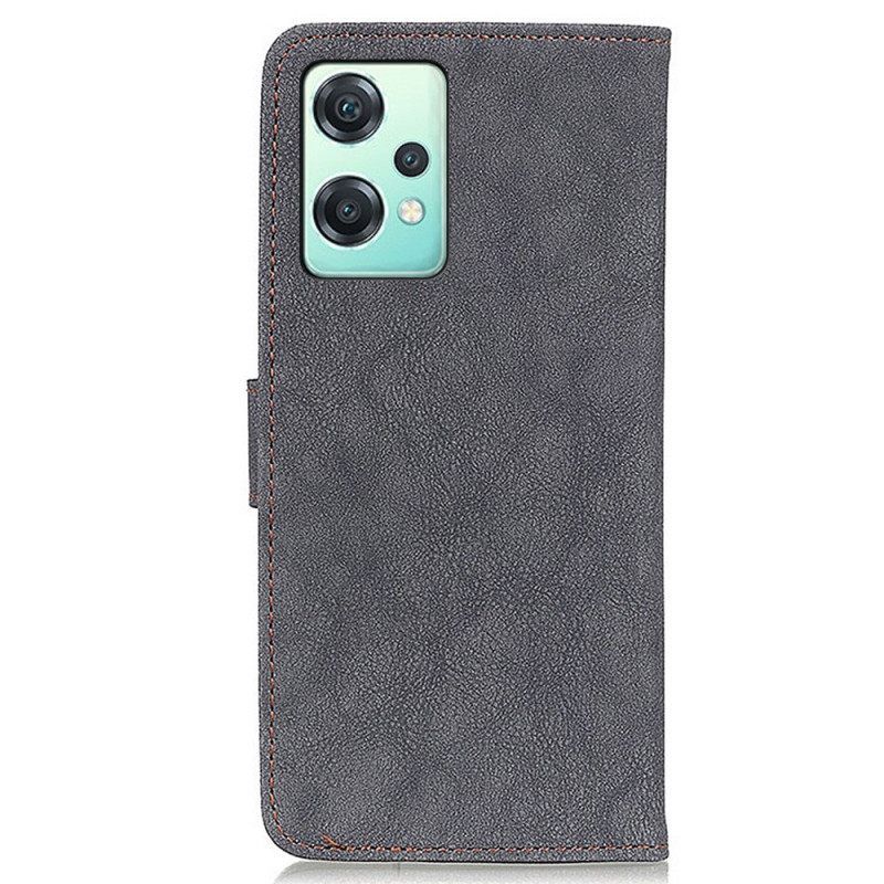 Κάλυμμα OnePlus Nord CE 2 Lite 5G Vintage Khazneh Split Leather